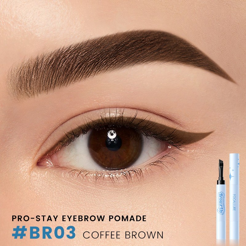 Delineador de ojos en crema y gel para cejas 3D 2 en 1