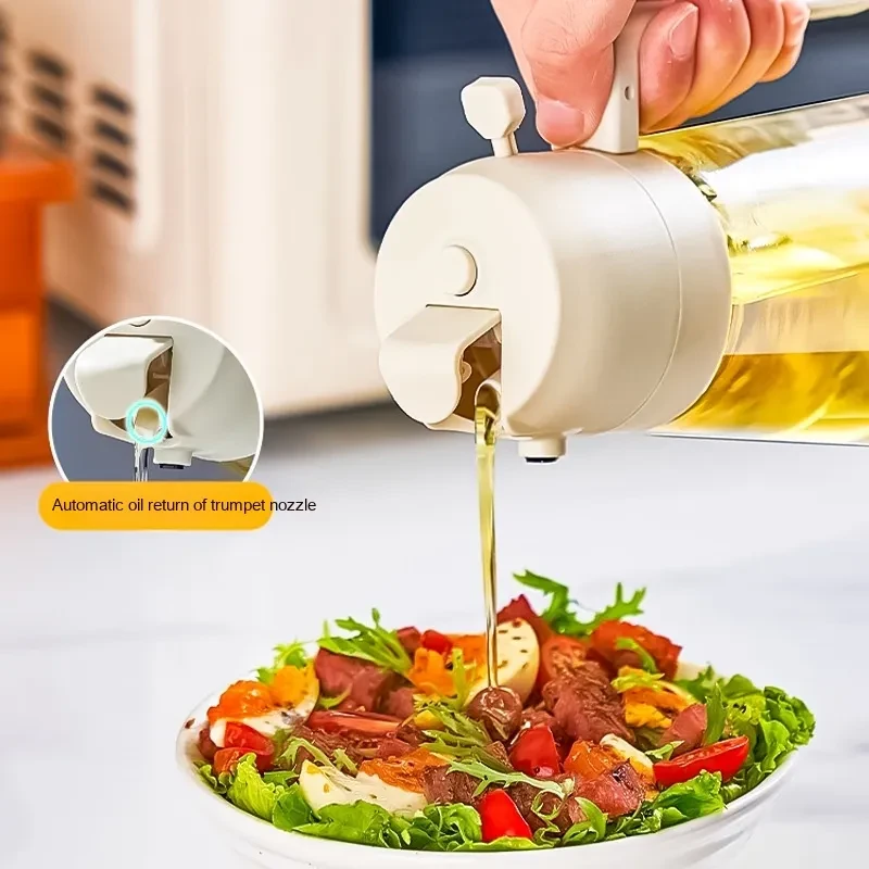 Dispensador de aceite de oliva en aerosol de 470 ml para cocinar