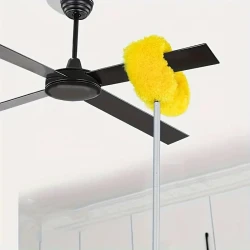 1 plumero limpiador para ventilador de techo con poste extensible