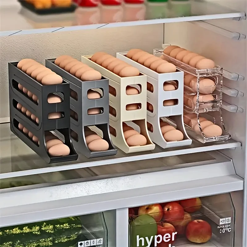 Organizador inteligente de huevos para refrigerador