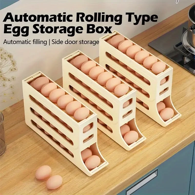 Organizador inteligente de huevos para refrigerador