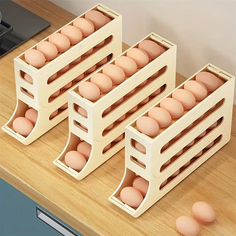 Organizador inteligente de huevos para refrigerador