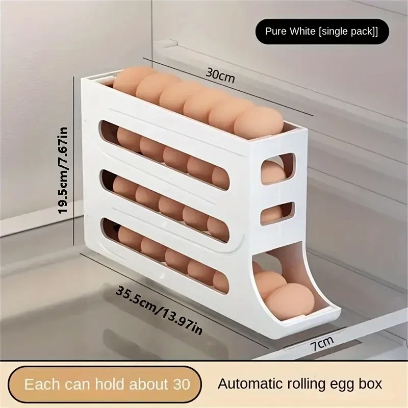 Organizador inteligente de huevos para refrigerador