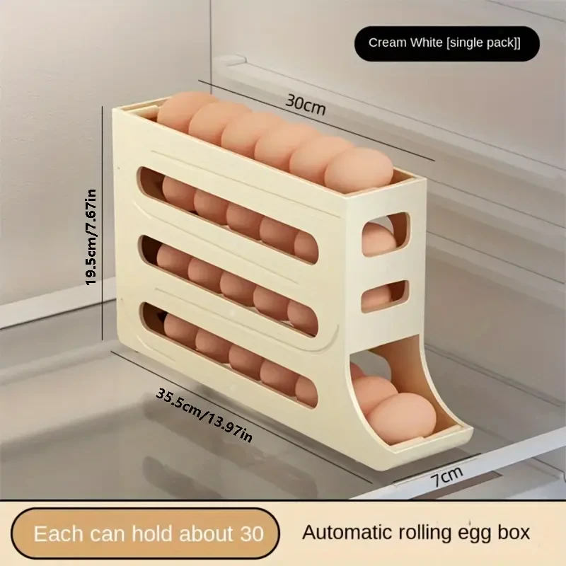 Organizador inteligente de huevos para refrigerador