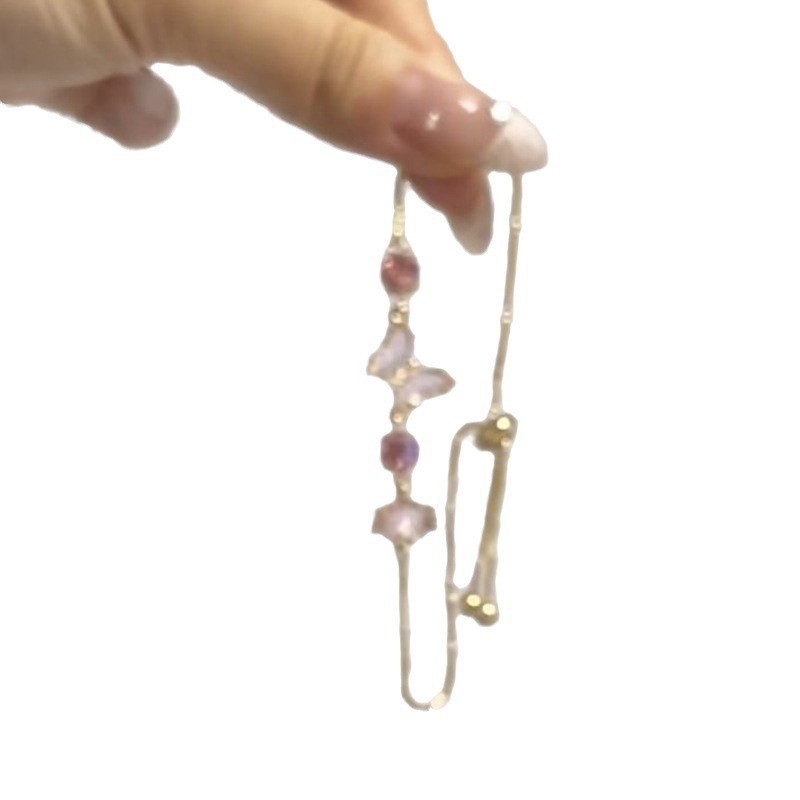 Pulsera de circonitas con mariposas