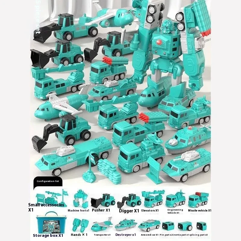 Bloques de construcción de coches de juguete para niños