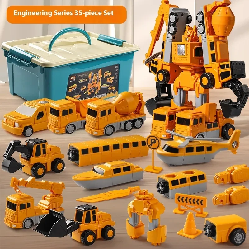 Bloques de construcción de coches de juguete para niños