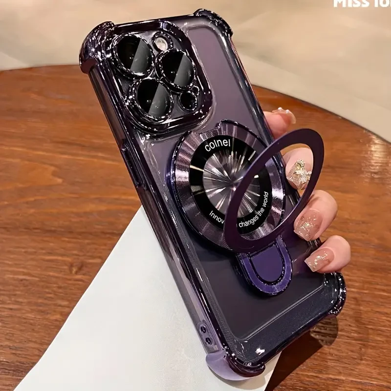 Funda magnética con gráficos vibrantes para iPhone 13/14/15 Pro Max