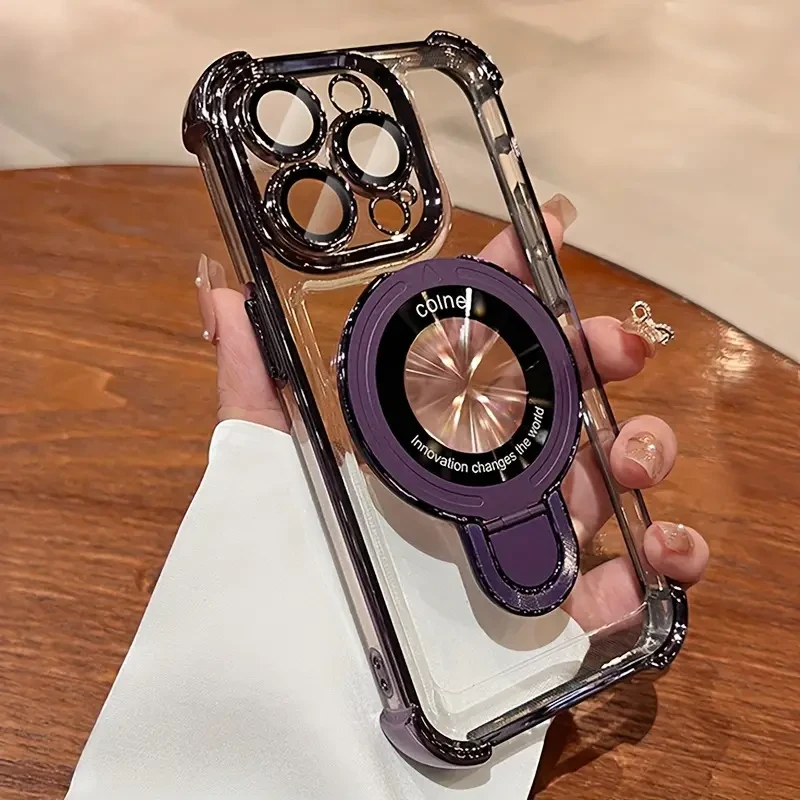 Funda magnética con gráficos vibrantes para iPhone 13/14/15 Pro Max