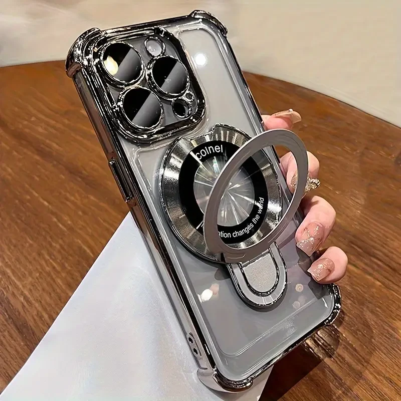 Funda magnética con gráficos vibrantes para iPhone 13/14/15 Pro Max