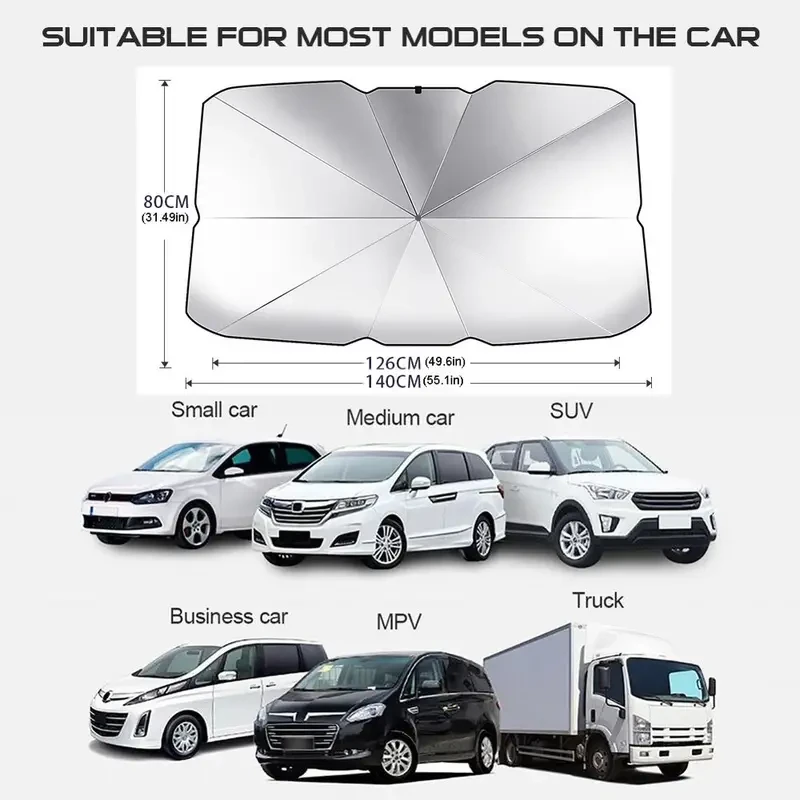 Protege tu coche del sol con este protector solar portátil