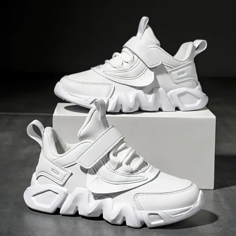 Zapatillas bajas informales y frescas de color sólido para niños