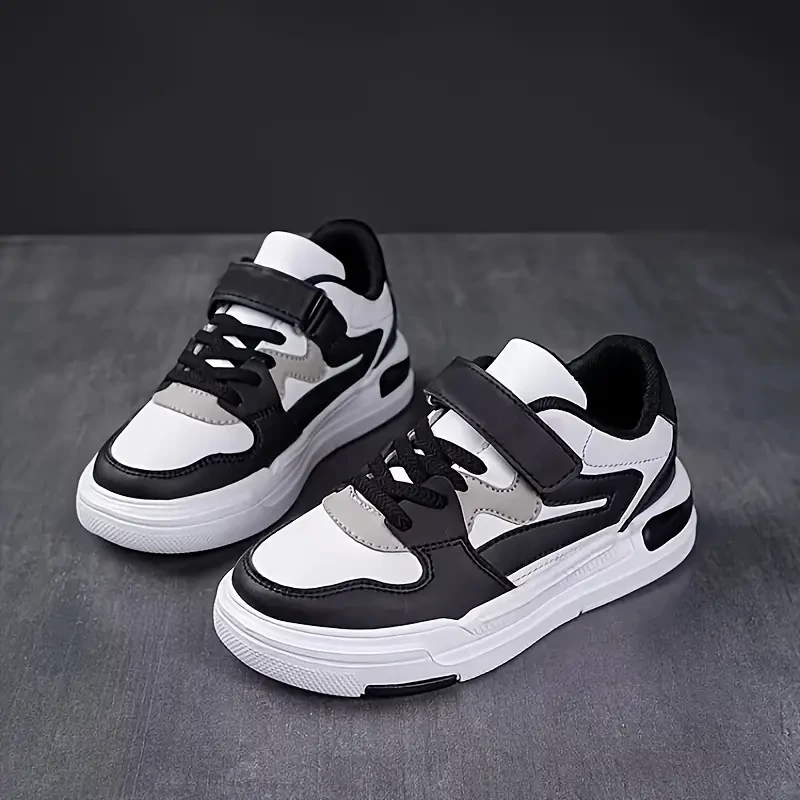 Zapatos de skate con bloques de colores de moda para niño