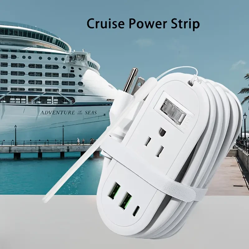 Regleta de viaje con tomas USB