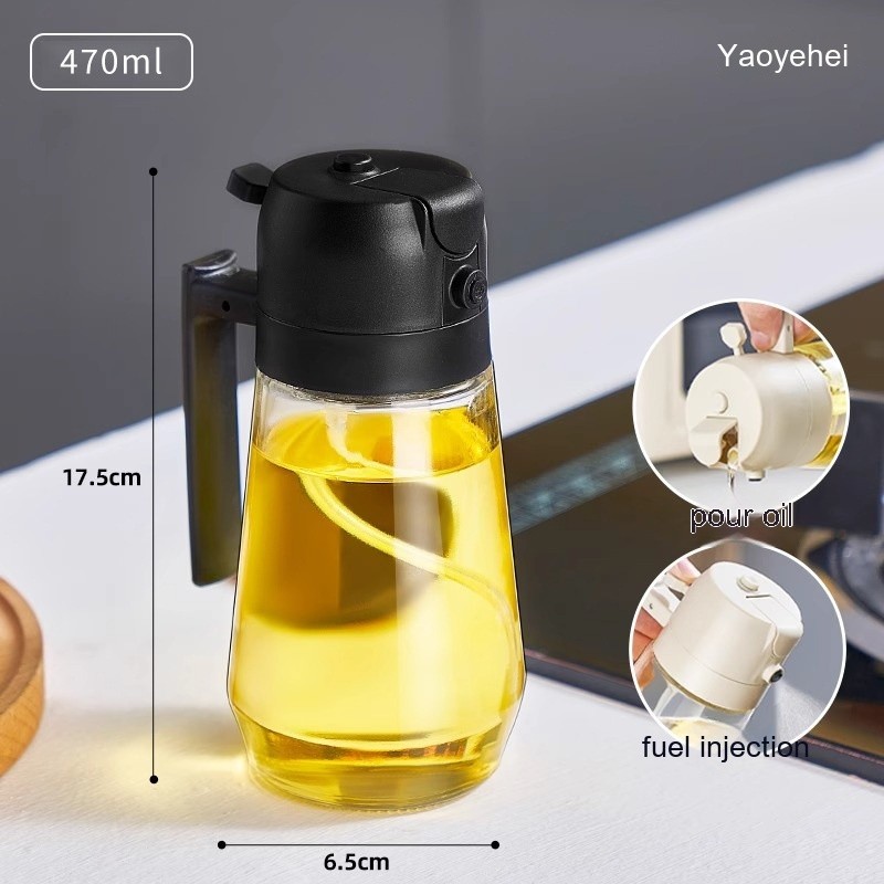 Dispensador de aceite de oliva en aerosol 2 en 1 para cocinar