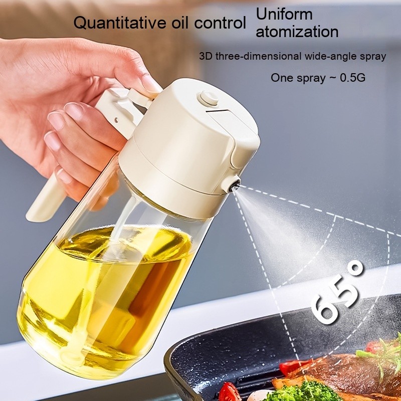 Dispensador de aceite de oliva en aerosol 2 en 1 para cocinar