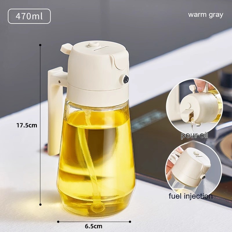 Dispensador de aceite de oliva en aerosol 2 en 1 para cocinar