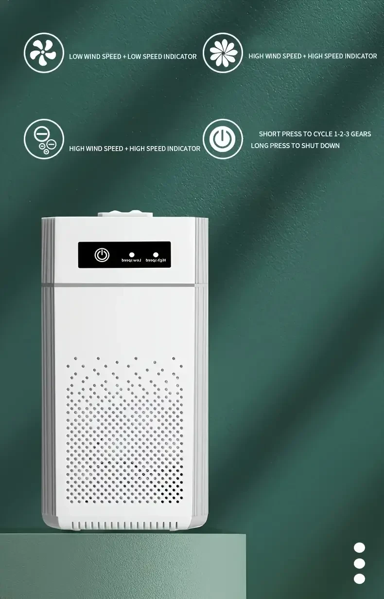 Purificador de aire HEPA auténtico para el hogar y la oficina