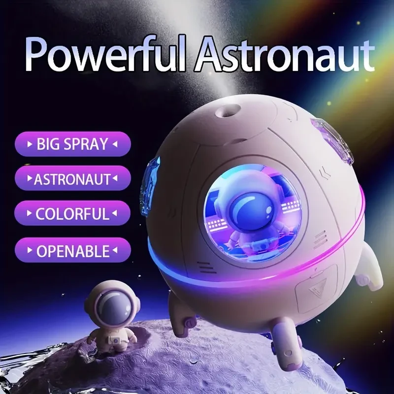 Humidificador de aire recargable Space Capsule - Difusor de vapor frío USB