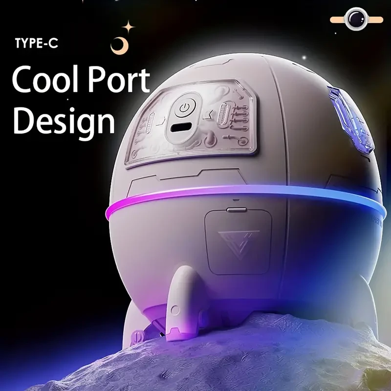Humidificador de aire recargable Space Capsule - Difusor de vapor frío USB