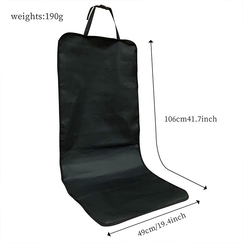 Funda impermeable para asiento de pasajero delantero de tela Oxford para coche, para mascotas