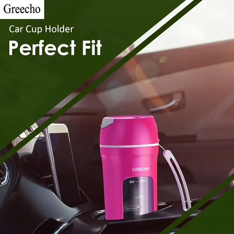 Licuadora portátil de jugos - Recargable por USB, Licuadora personal de 12 oz para batidos y licuados