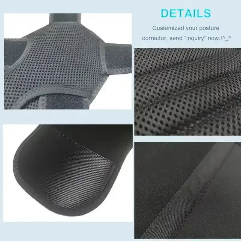 Corrector de postura ajustable - Soporte de espalda invisible para hombres y mujeres