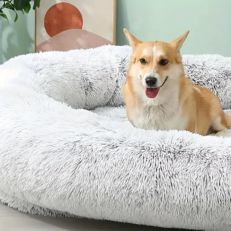 Cama lavable de piel sintética para perros - 180 x 114 x 30 cm
