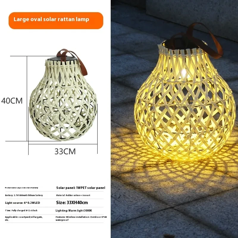 Luces de linterna solar para exteriores, impermeables, de alto brillo