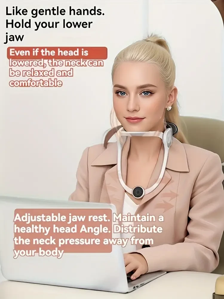 Soporte cervical ajustable: alineación ergonómica de la columna cervical