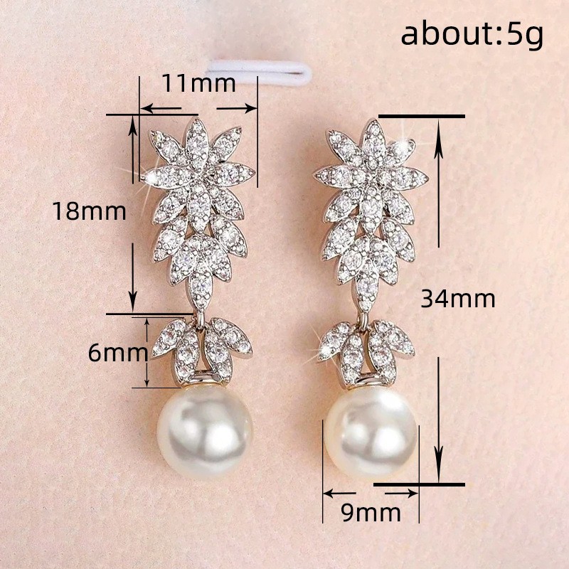 Pendientes de vestido de novia