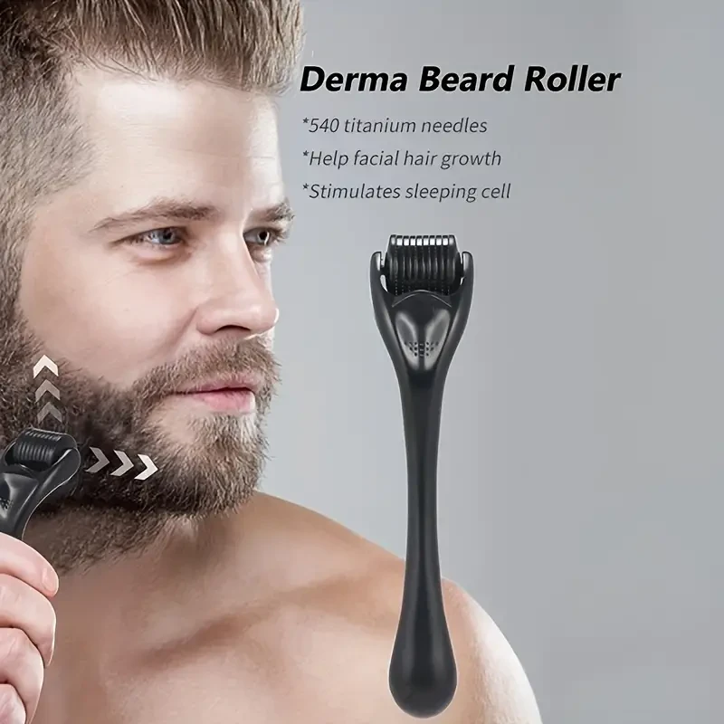 Kit de microagujas para el cuidado de la barba y el rostro con Derma Roller