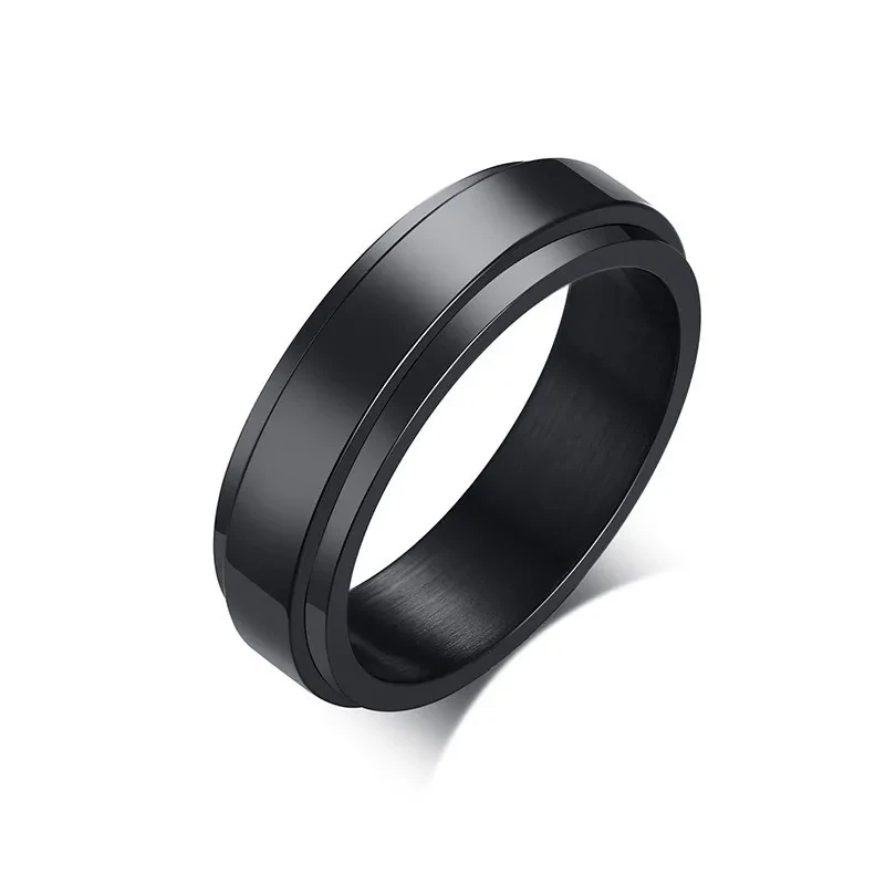 Anillo giratorio de acero inoxidable para joyería