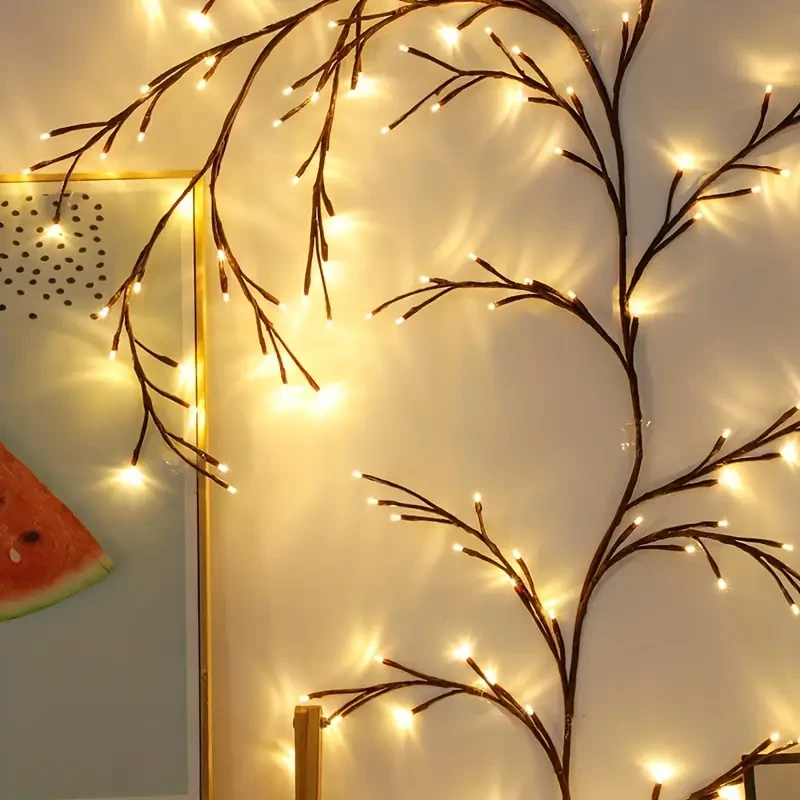 Luces de enredadera para árbol de Navidad DIY con alimentación USB