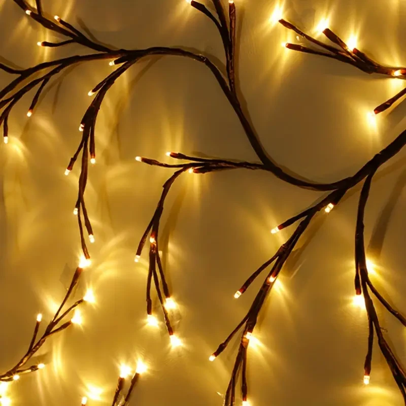 Luces de enredadera para árbol de Navidad DIY con alimentación USB