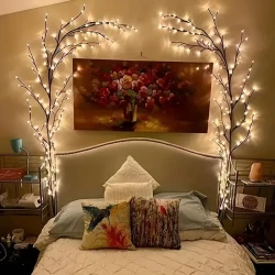 Luces de enredadera para árbol de Navidad DIY con alimentación USB