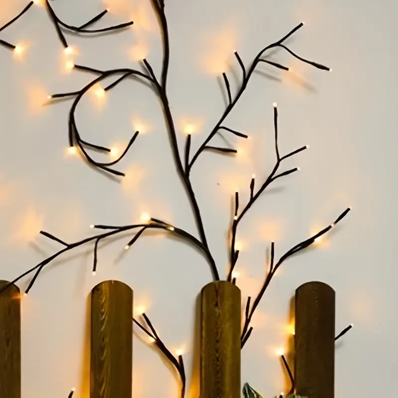 Luces de enredadera para árbol de Navidad DIY con alimentación USB