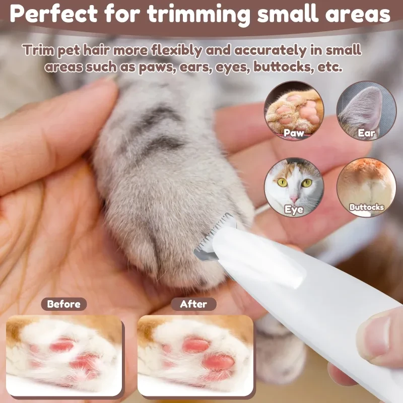 Recortador de patas para perros con luz LED