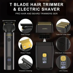 Afeitadora de láminas Solimpia - Kit de cuidado personal profesional para hombres