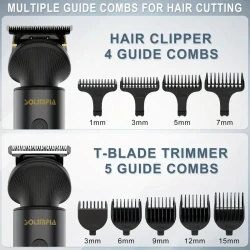Afeitadora de láminas Solimpia - Kit de cuidado personal profesional para hombres