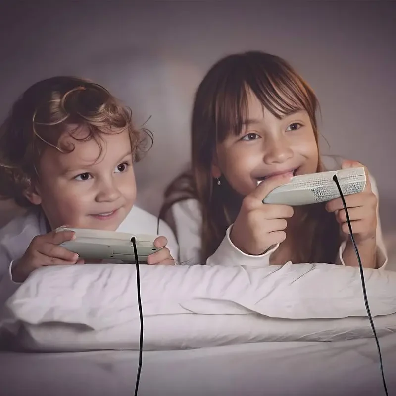 Miniconsola clásica nostálgica con cable