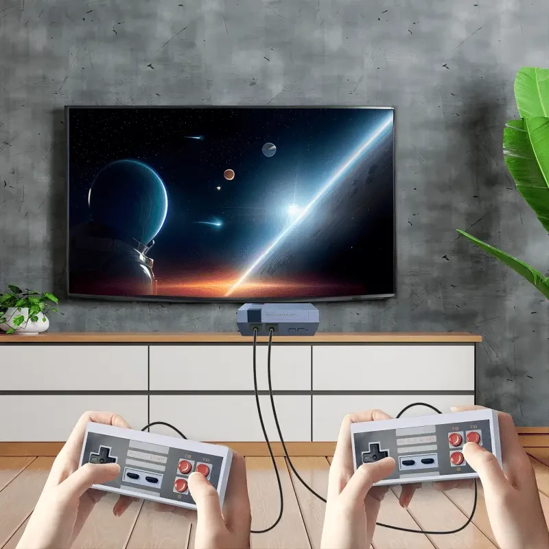 Miniconsola clásica nostálgica con cable