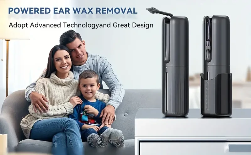 Limpiador de oídos eléctrico - Kit de herramientas para eliminar la cera del oído