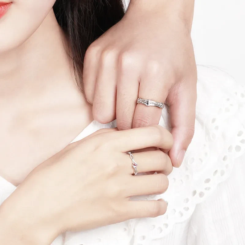 Anillos de pareja de princesa y caballero