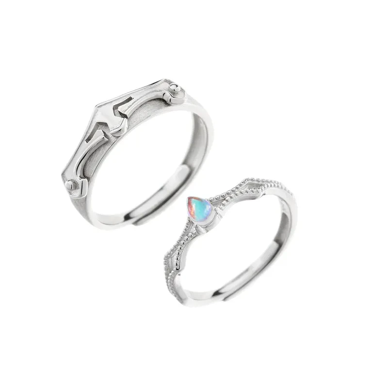 Anillos de pareja de princesa y caballero