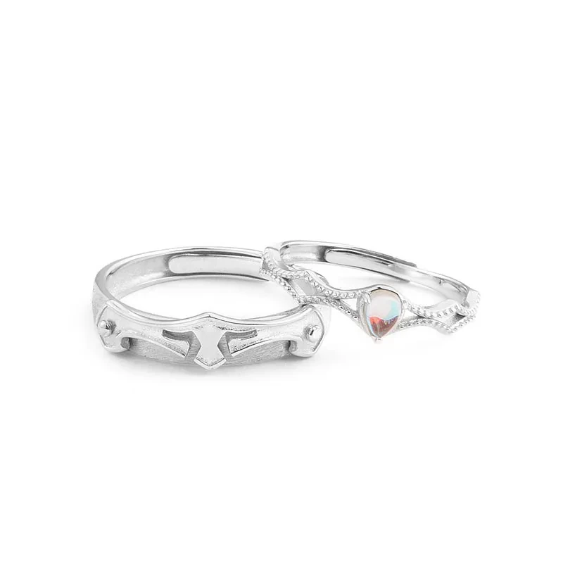 Anillos de pareja de princesa y caballero