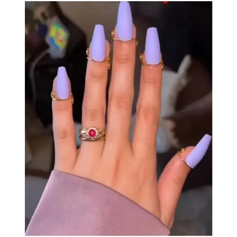 Tabletas de mejora de metal para anillos de uñas extraíbles