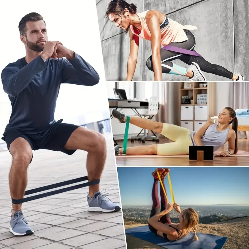 Juego de bandas de resistencia para fitness y ejercicio