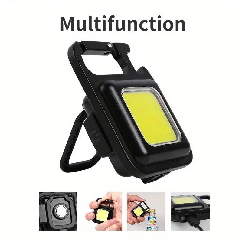 Mini linterna llavero COB multifuncional