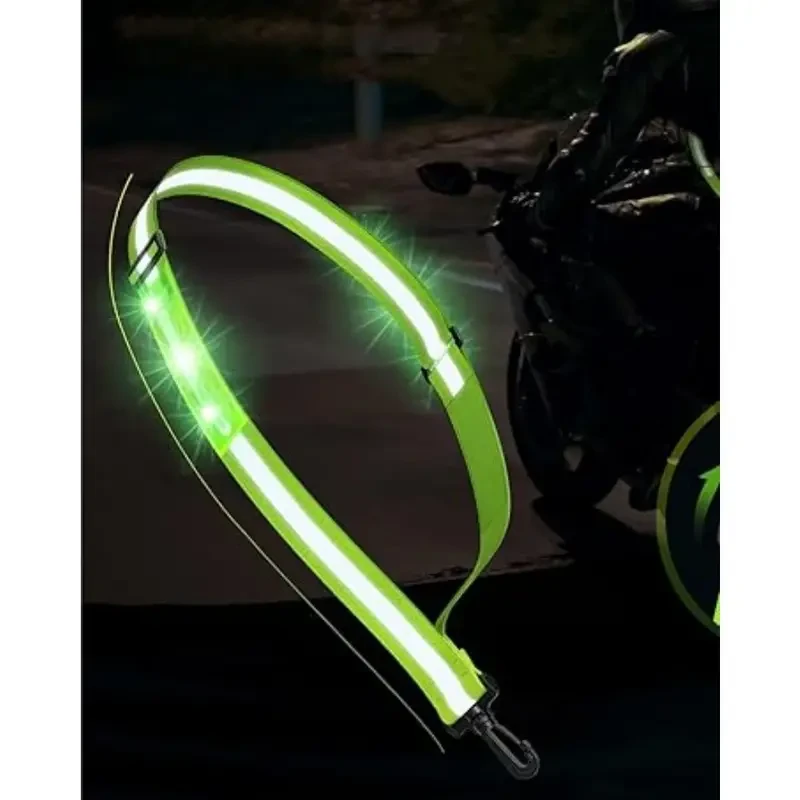 Brazalete LED recargable para correr y caminar de noche (paquete de 2)